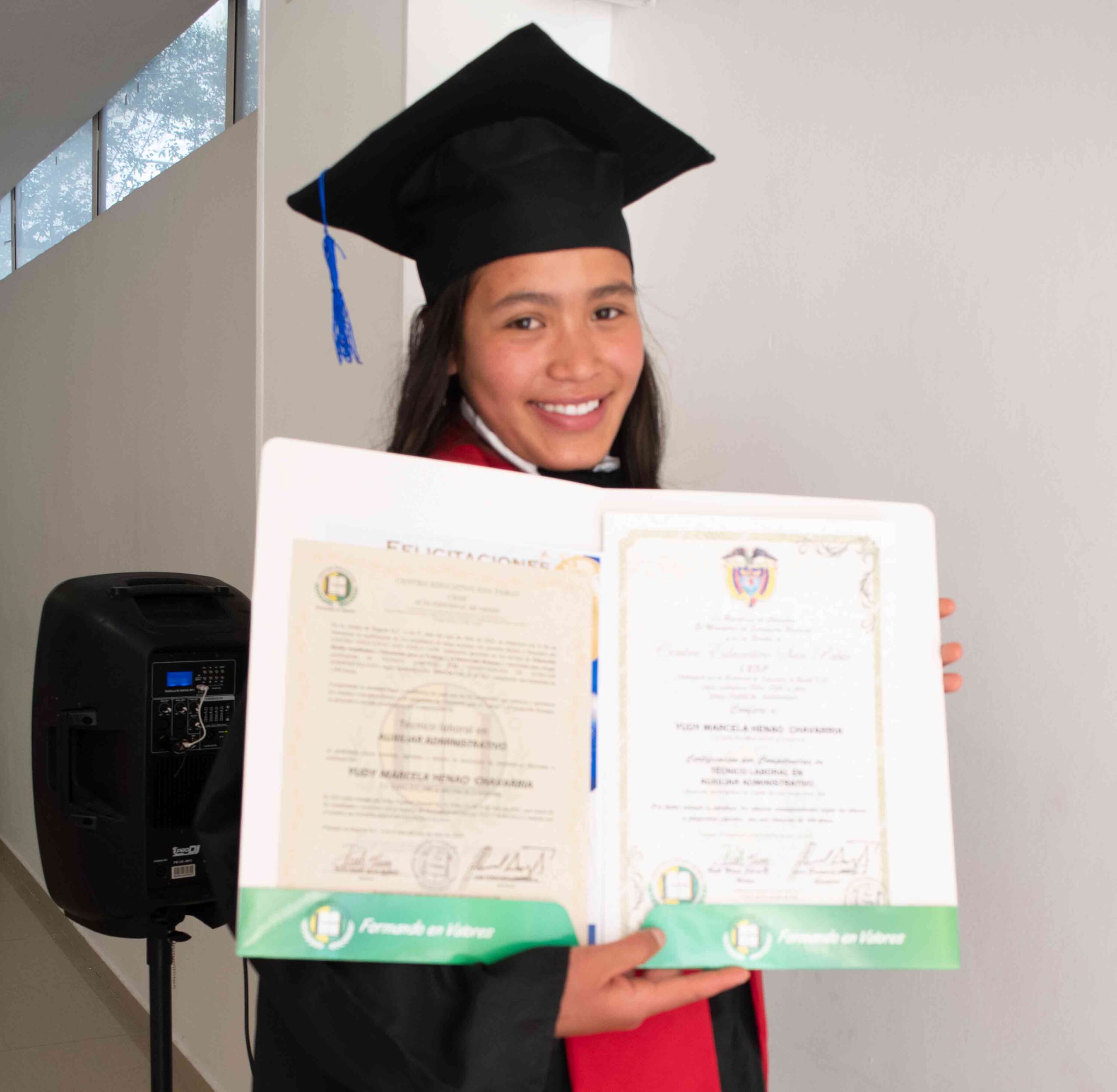 yudi marcela graduada fundación